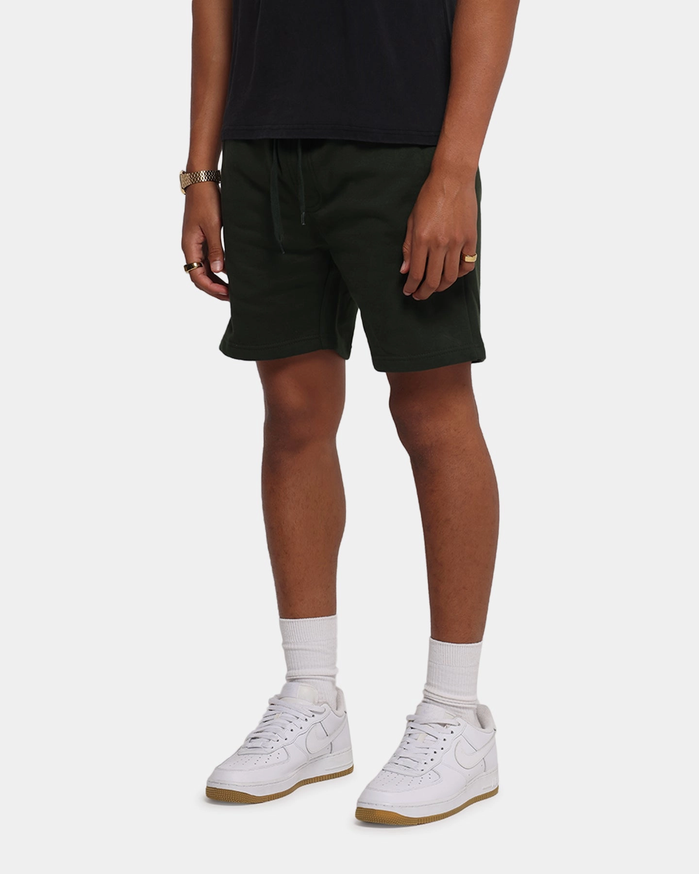 Outdoor Style Carr?? Blanc Classic Sweat Shorts Dark Green