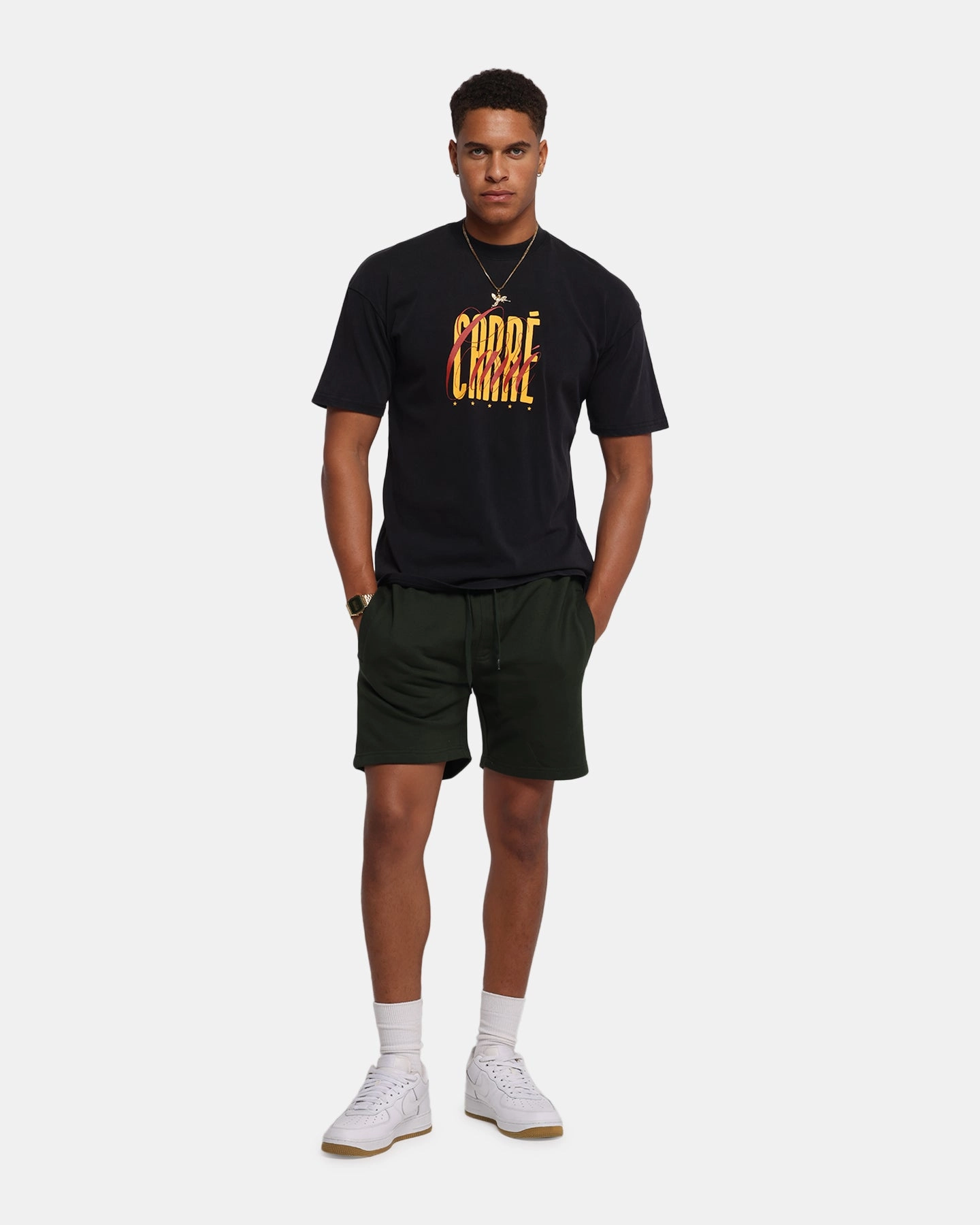 Gym Wear Carr?? Blanc Classic Sweat Shorts Dark Green