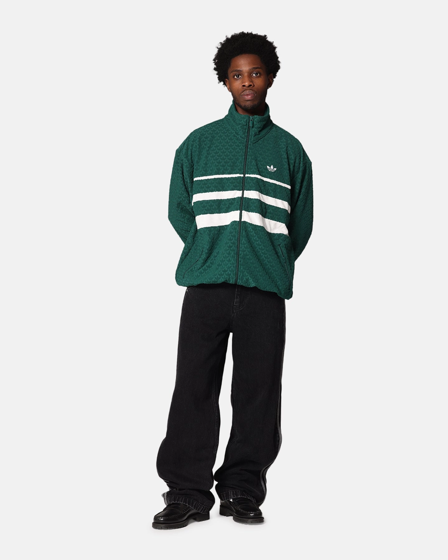 Adidas Adicolor Denim Firebird Pants True Black Lined interior HypoallergenicFabric