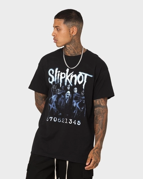 Slipknot Band Photo T-Shirt Black Multi Purpose Wear Breathable Mesh Panels