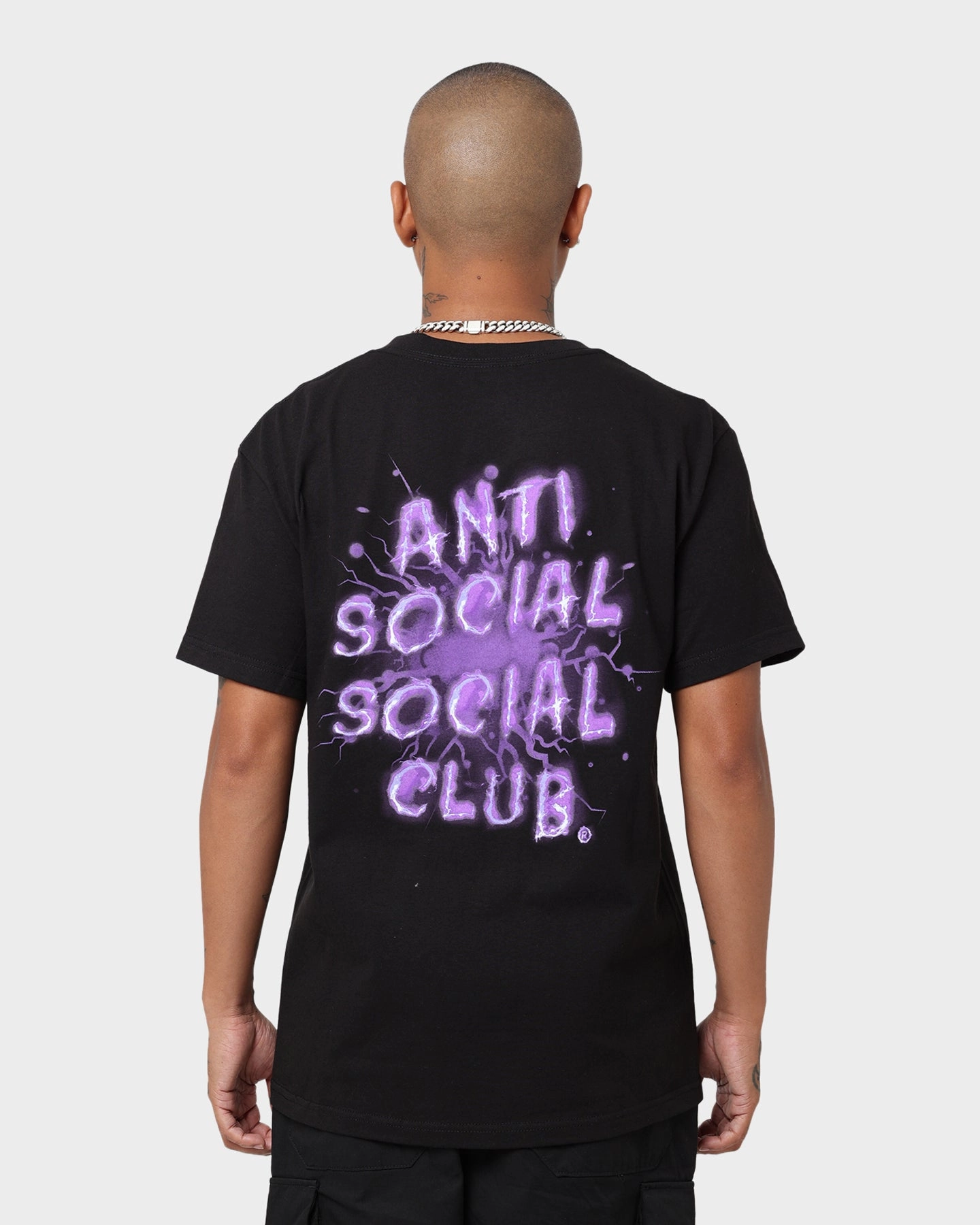 Cool and Comfortable High-Quality Cotton Anti Social Social Club I See Grape T-Shirt Black