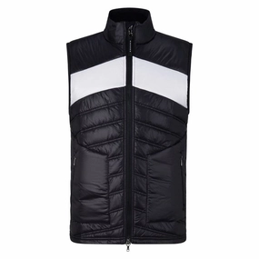 Bogner Jay Golf Vest Black - FW23 Men NonIrritating Seams Four Way Stretch