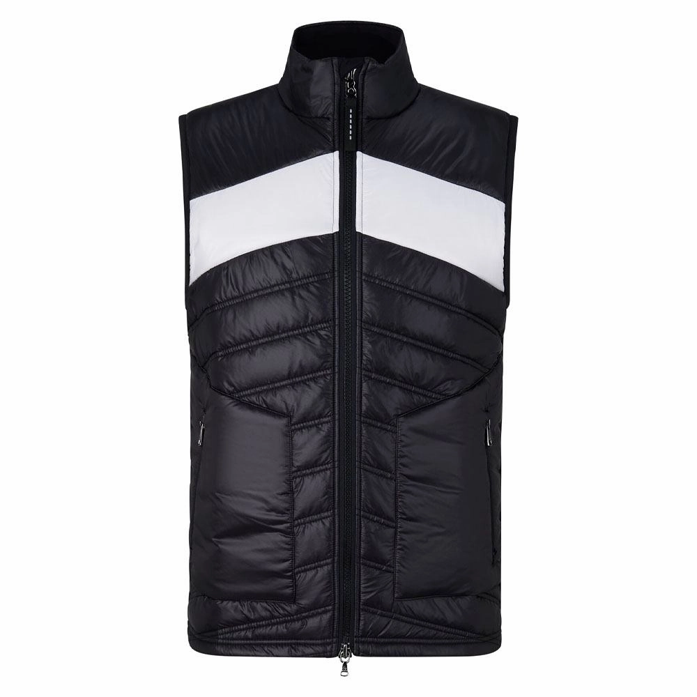 Bogner Jay Golf Vest Black - FW23 Men Round