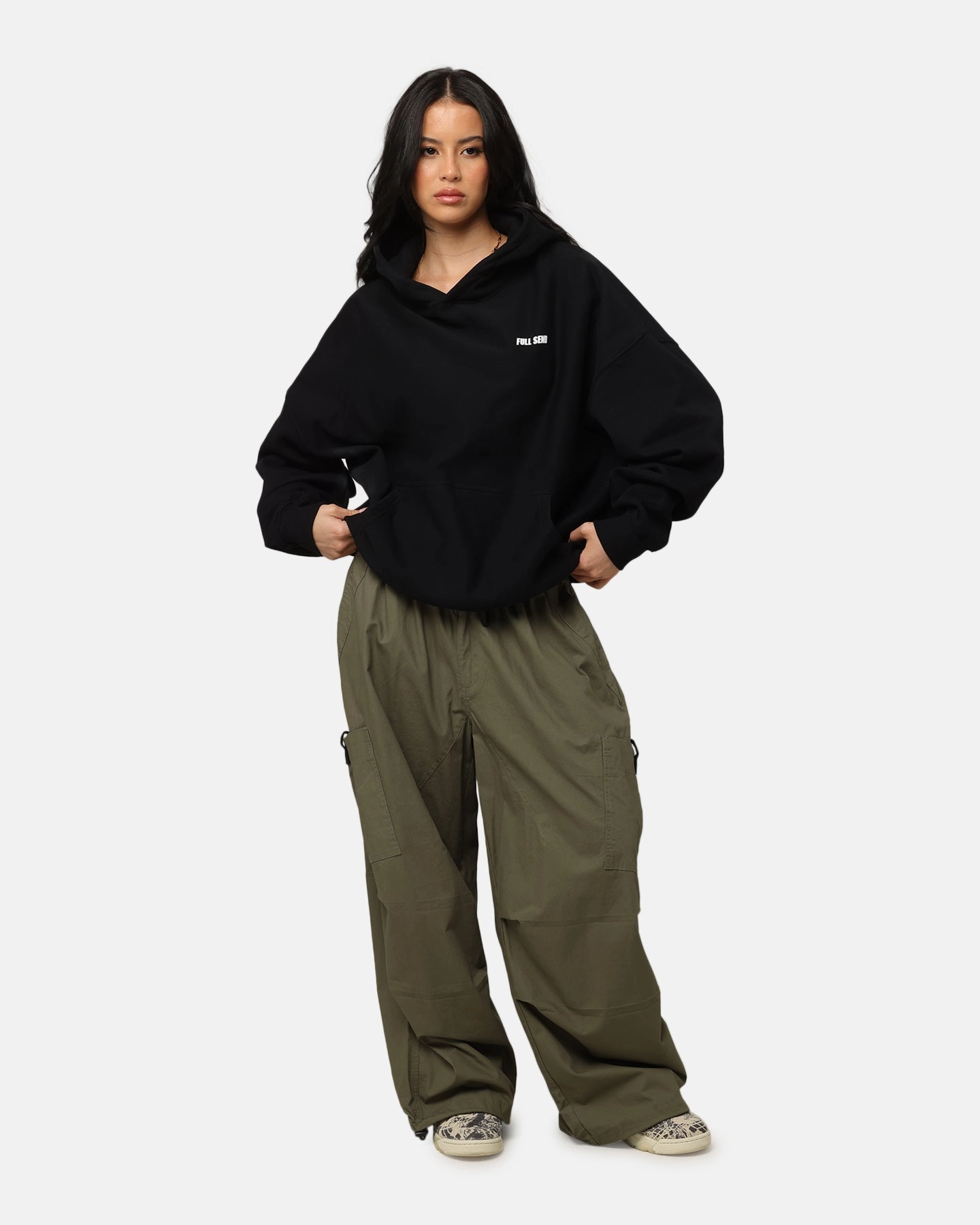 Sleeveless Comfortable Shield Full Send Full Send Premium Hoodie Black