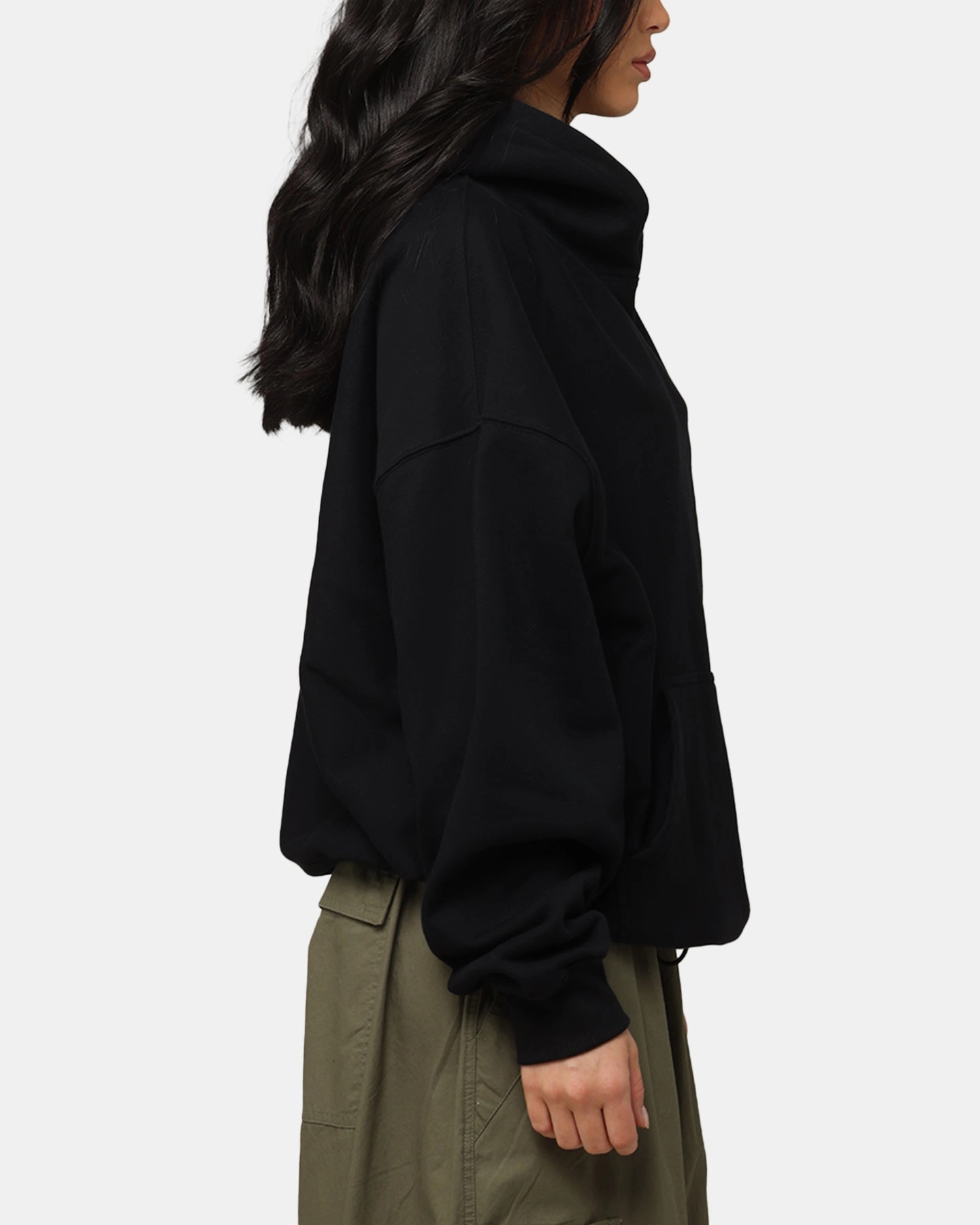 Full Send Full Send Premium Hoodie Black Permit elderly people