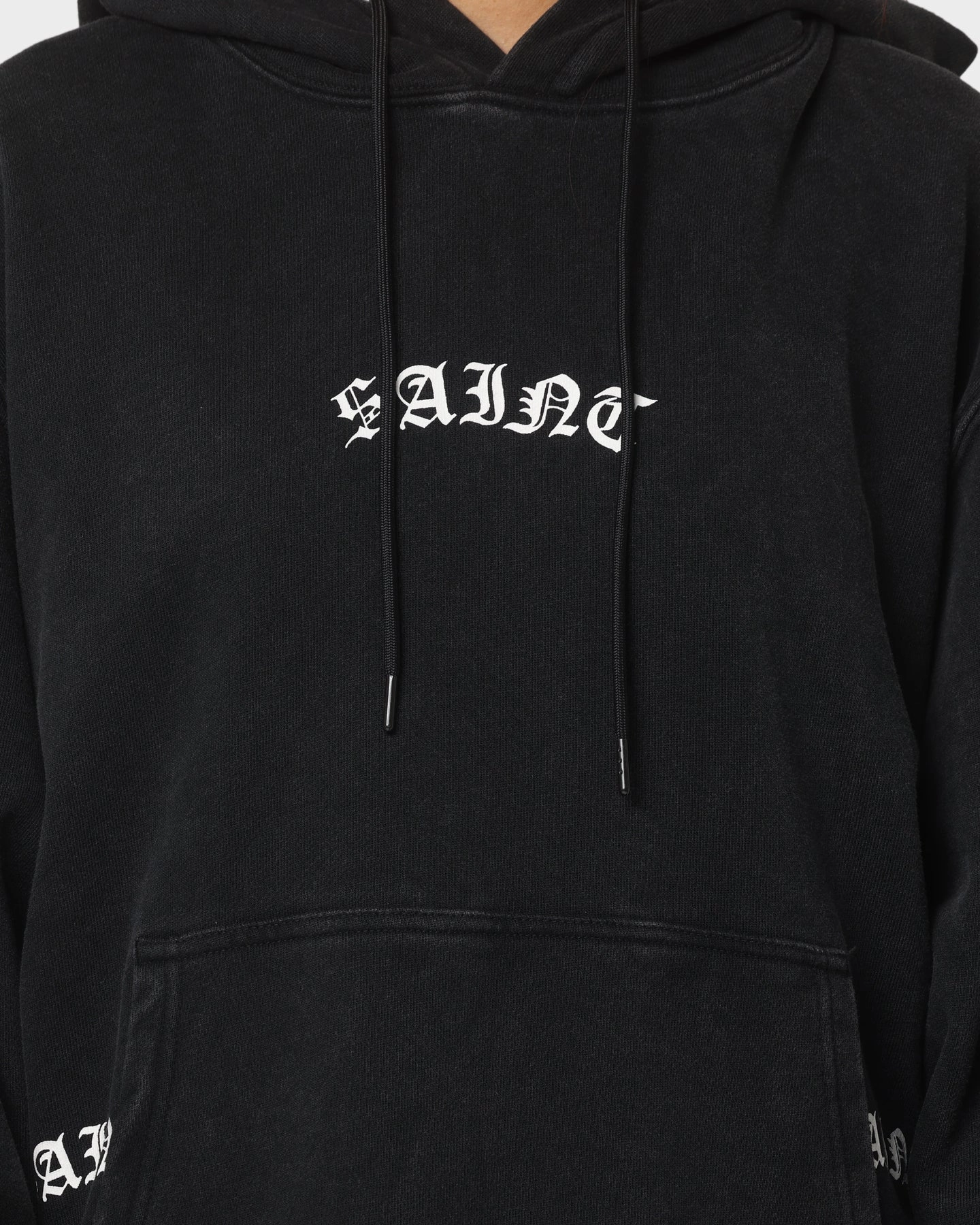 Essential Warmth Algorithm Saint Morta Day Of The Dead Hoodie Vintage Black