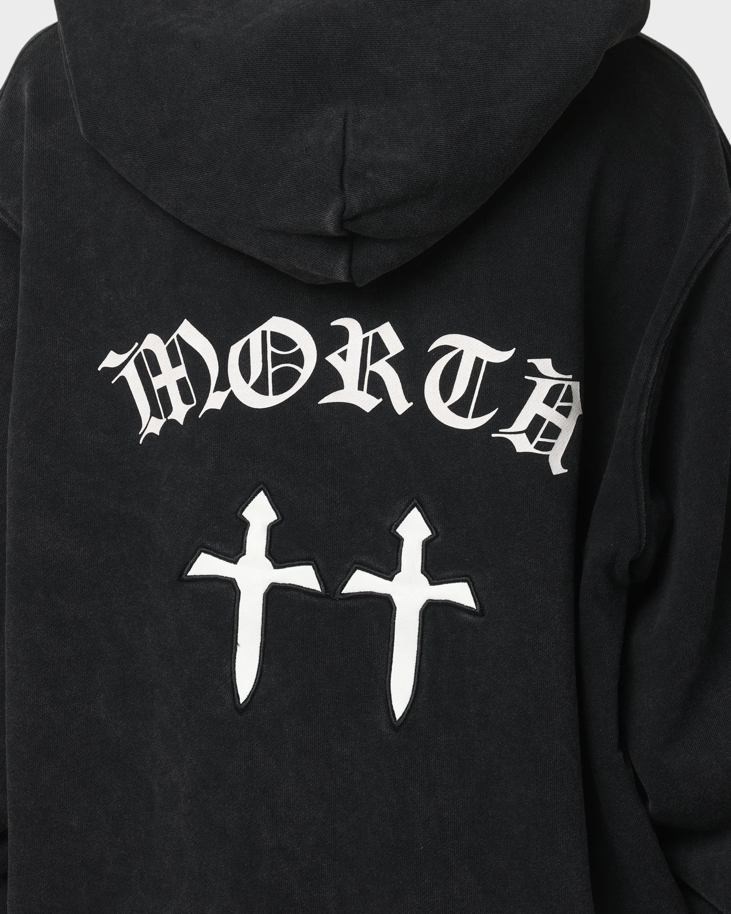 Saint Morta Day Of The Dead Hoodie Vintage Black Core Look