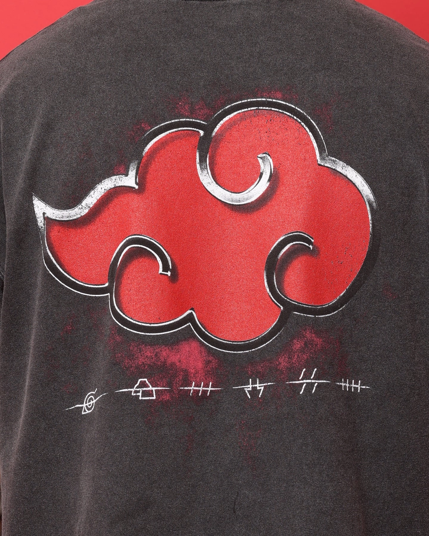 Goat Crew X Naruto Akatsuki Organic Heavyweight Vintage T-Shirt Vintage Black Soft And Comfortable Relax Outfit