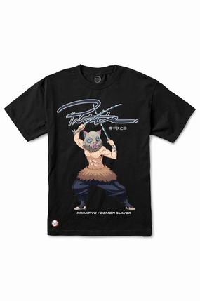 Primitive X Demon Slayer Inosuke Tee Everyday Essential City Look