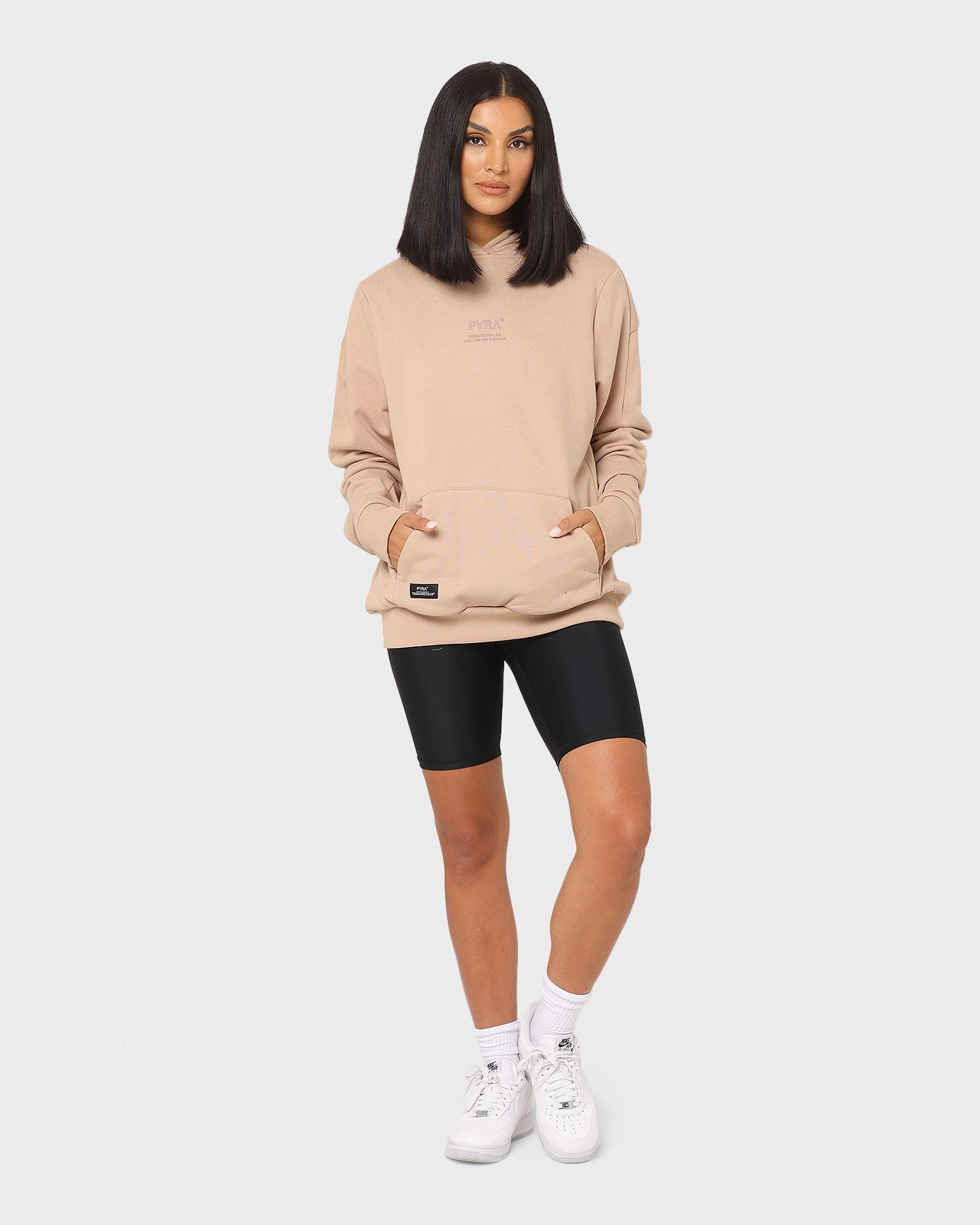 PYRA Repetition Hoodie Natural Program Abrasion resistant