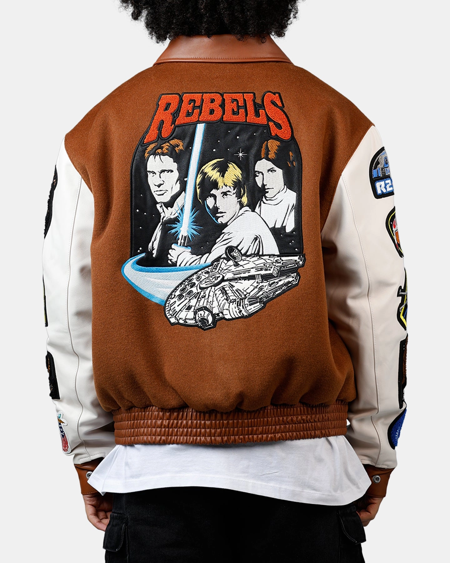 anti static Jeff Hamilton X Star Wars Rebels Jacket Brown