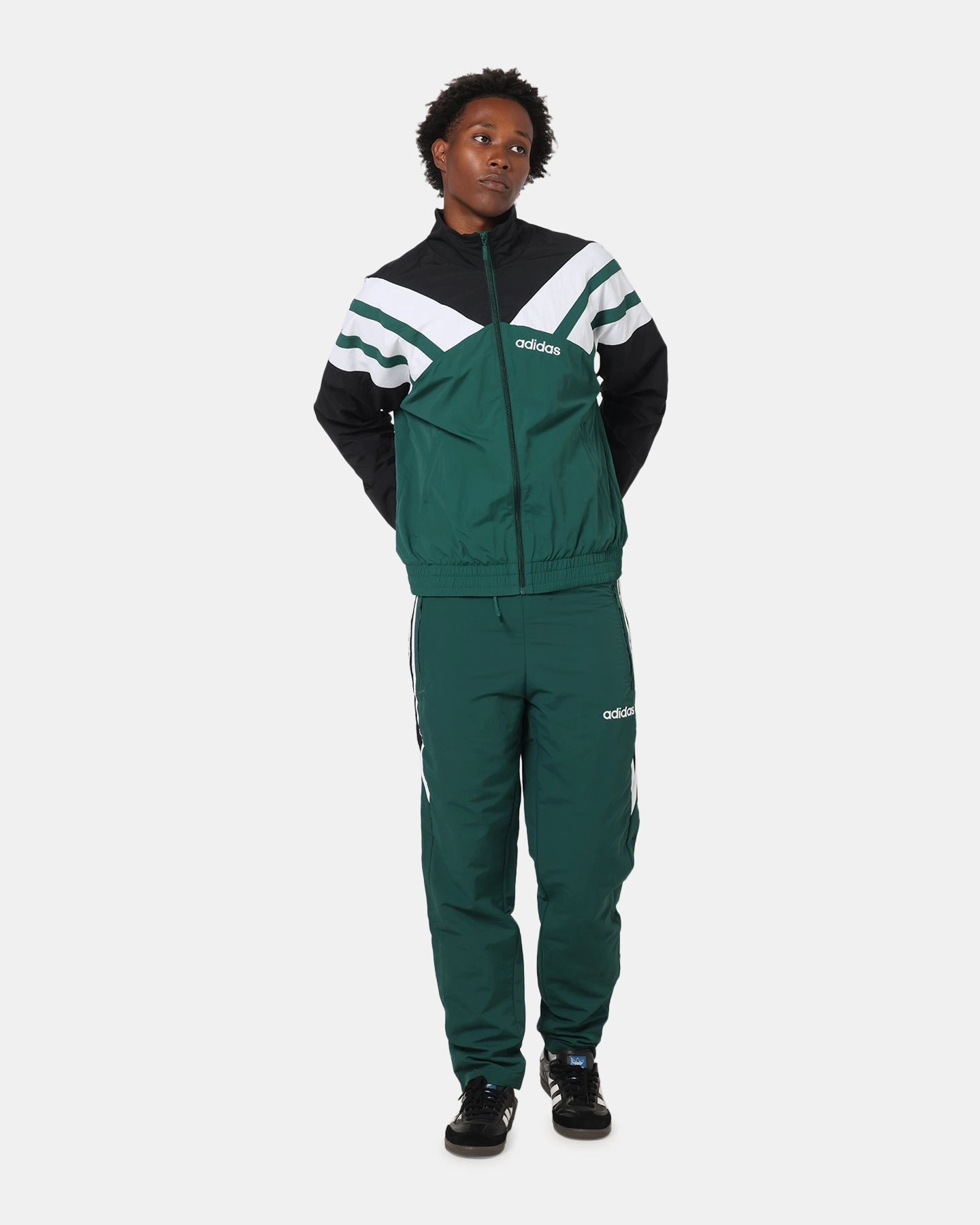 Travel Friendly Adidas Track Pants Collegiate Green