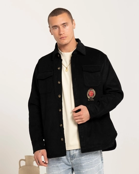 sailors Casual Smart Carre Corduroy Trade Jacket Black