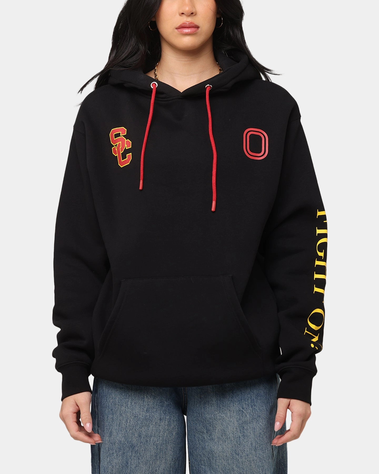Overtime USC Trojans Fight On Hoodie Black Hooded Design sports event