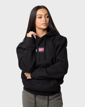 Fitted Tommy Jeans Timeless Tommy 1 Hoodie Black