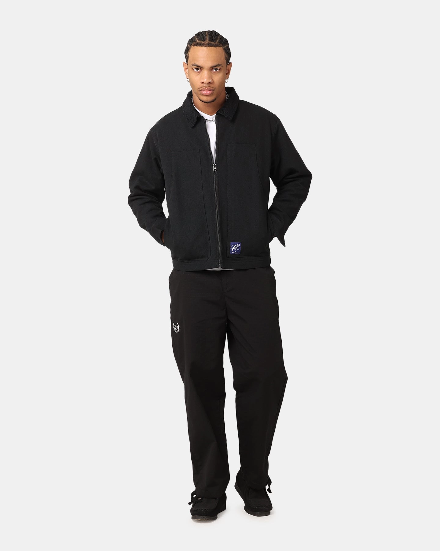 Carre Wares Jacket Black Reinforced Stress Points