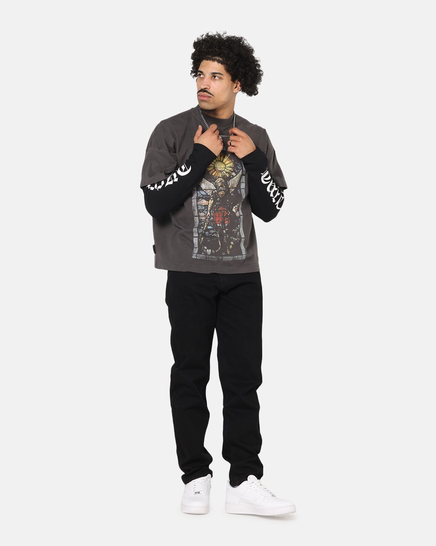 Chill Outfit Spring Mood Saint Morta Psykhe Jeans Black Stonewash