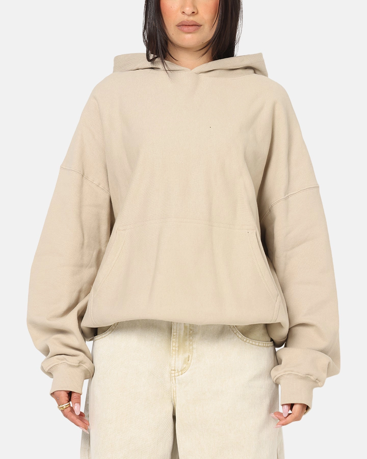 Culture Kings Oversized Hoodie Stone Red Approach