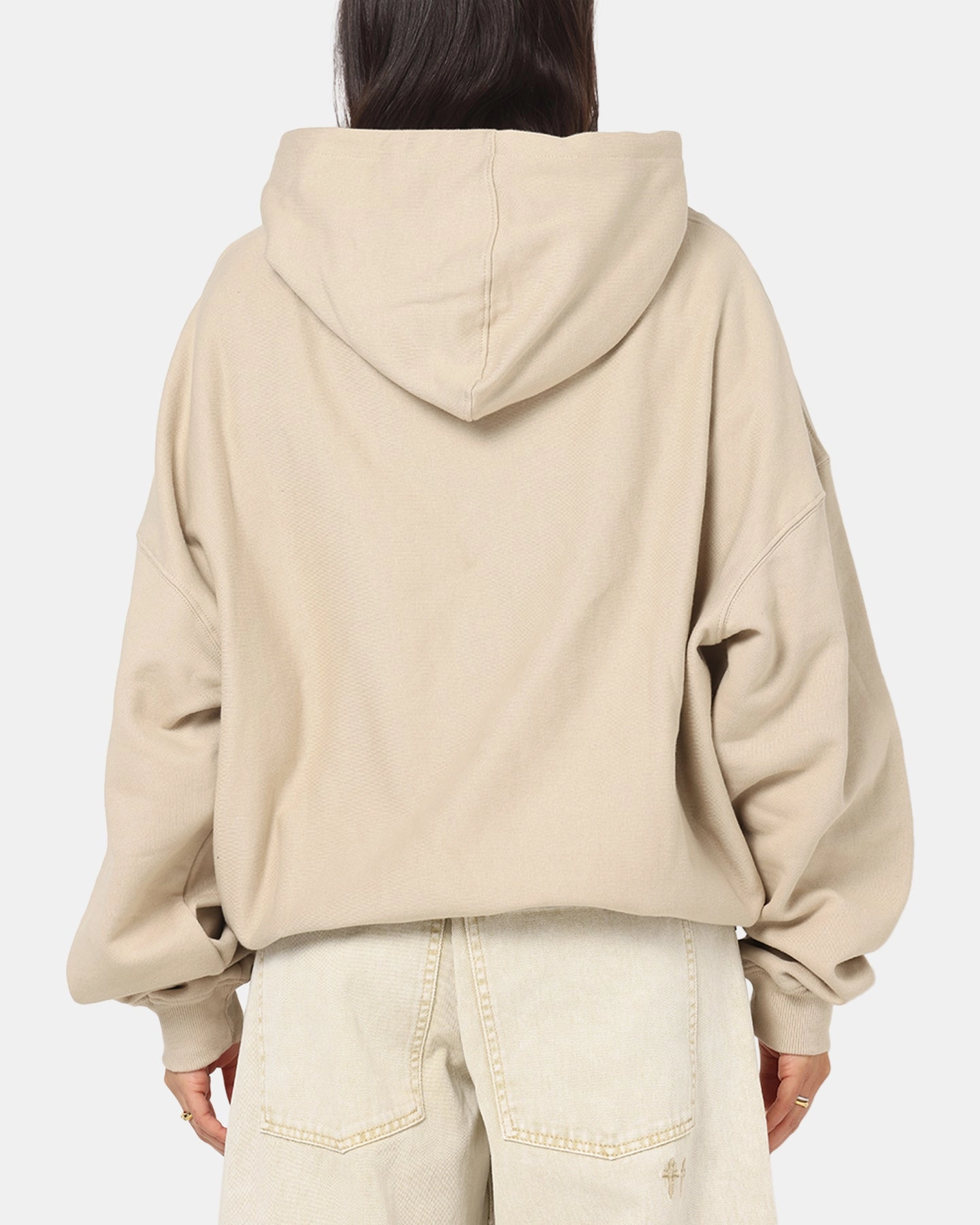 Weather Resistant Coating Performance Optimized Fit Culture Kings Oversized Hoodie Stone