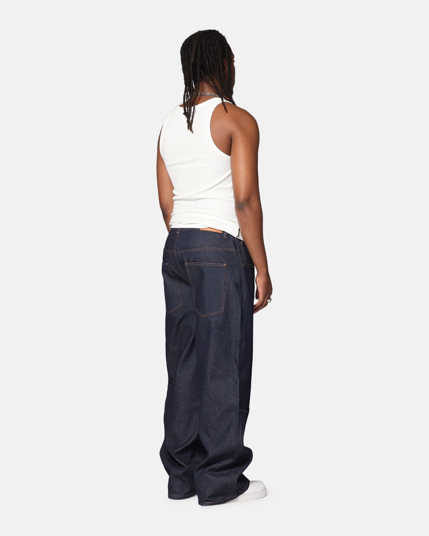 Saint Morta Amplus Jeans Indigo/Tan Style Statement Clean Base