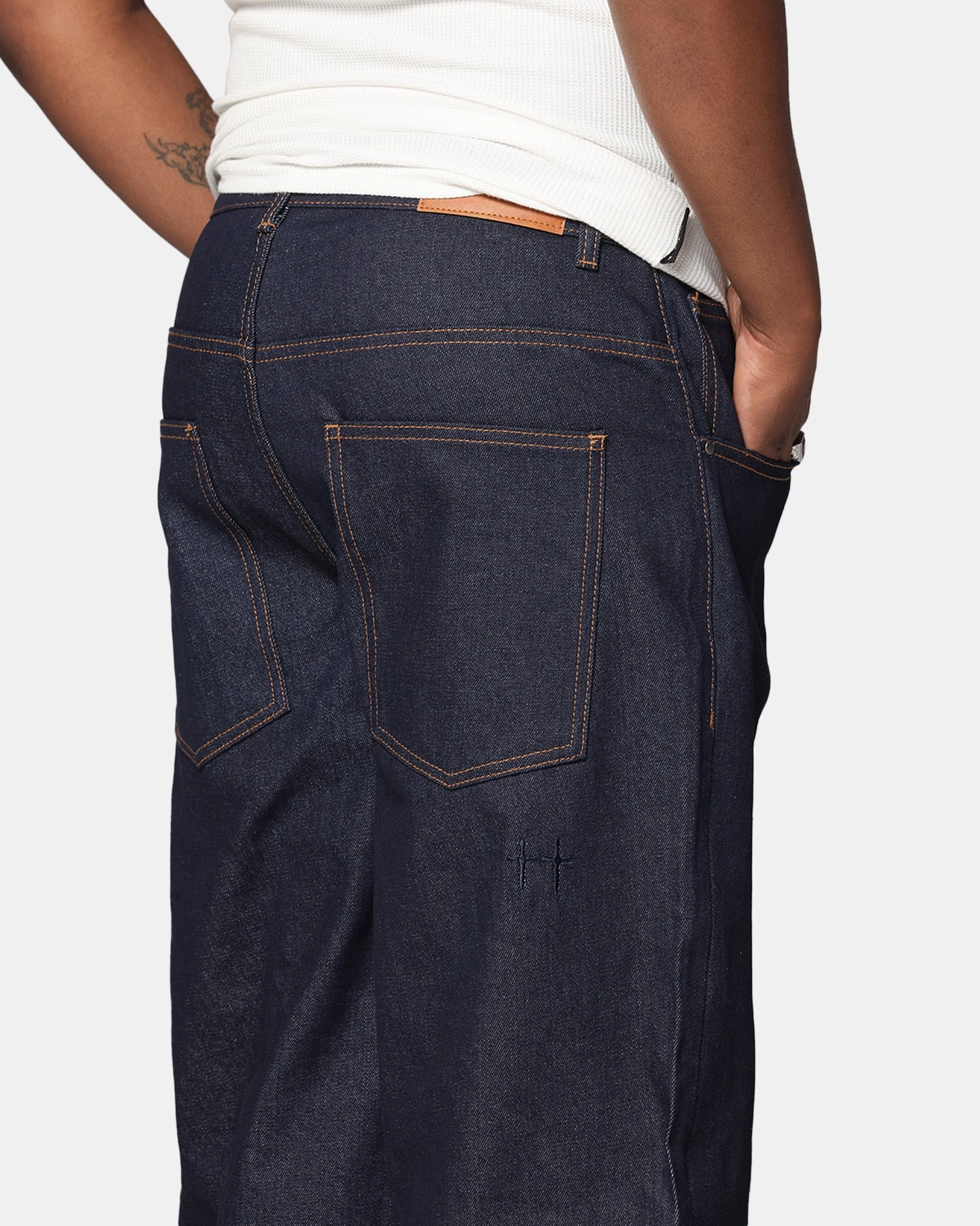 Saint Morta Amplus Jeans Indigo/Tan Holiday Vibes Athlete Fit