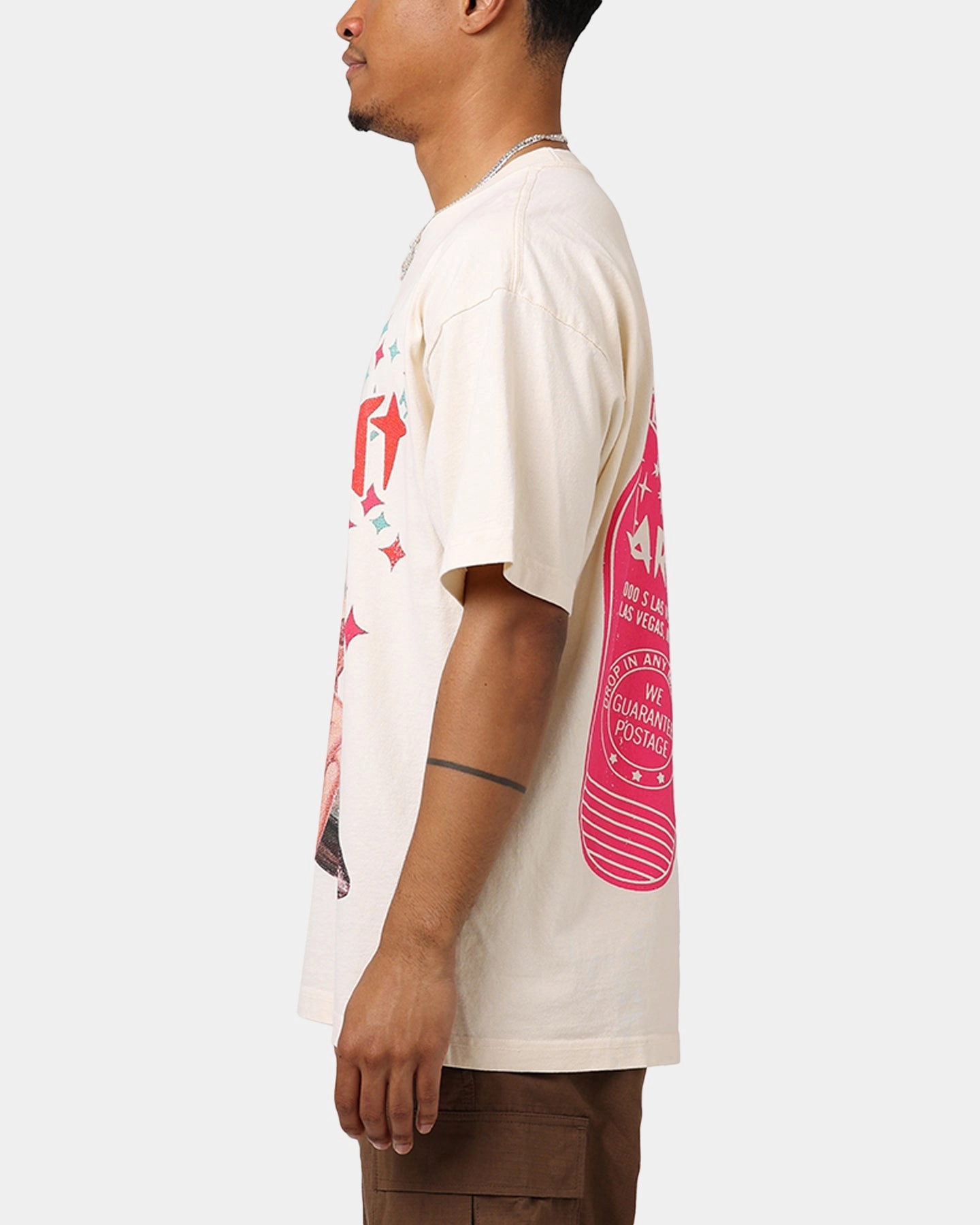 American Thrift Stardust Casino Vintage T-Shirt White Light and Breezy Soft Fit Wear