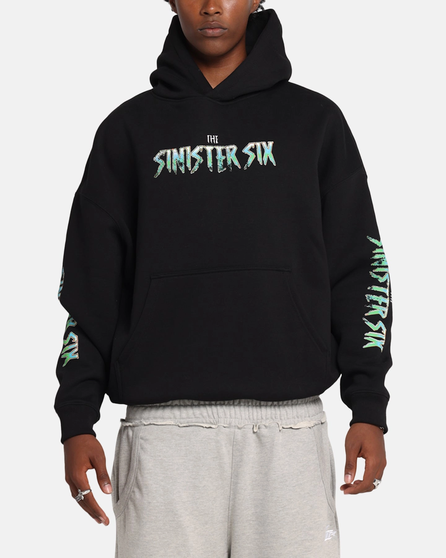 Goat Crew Marvel Sinister Six Premium Hoodie Black rear line