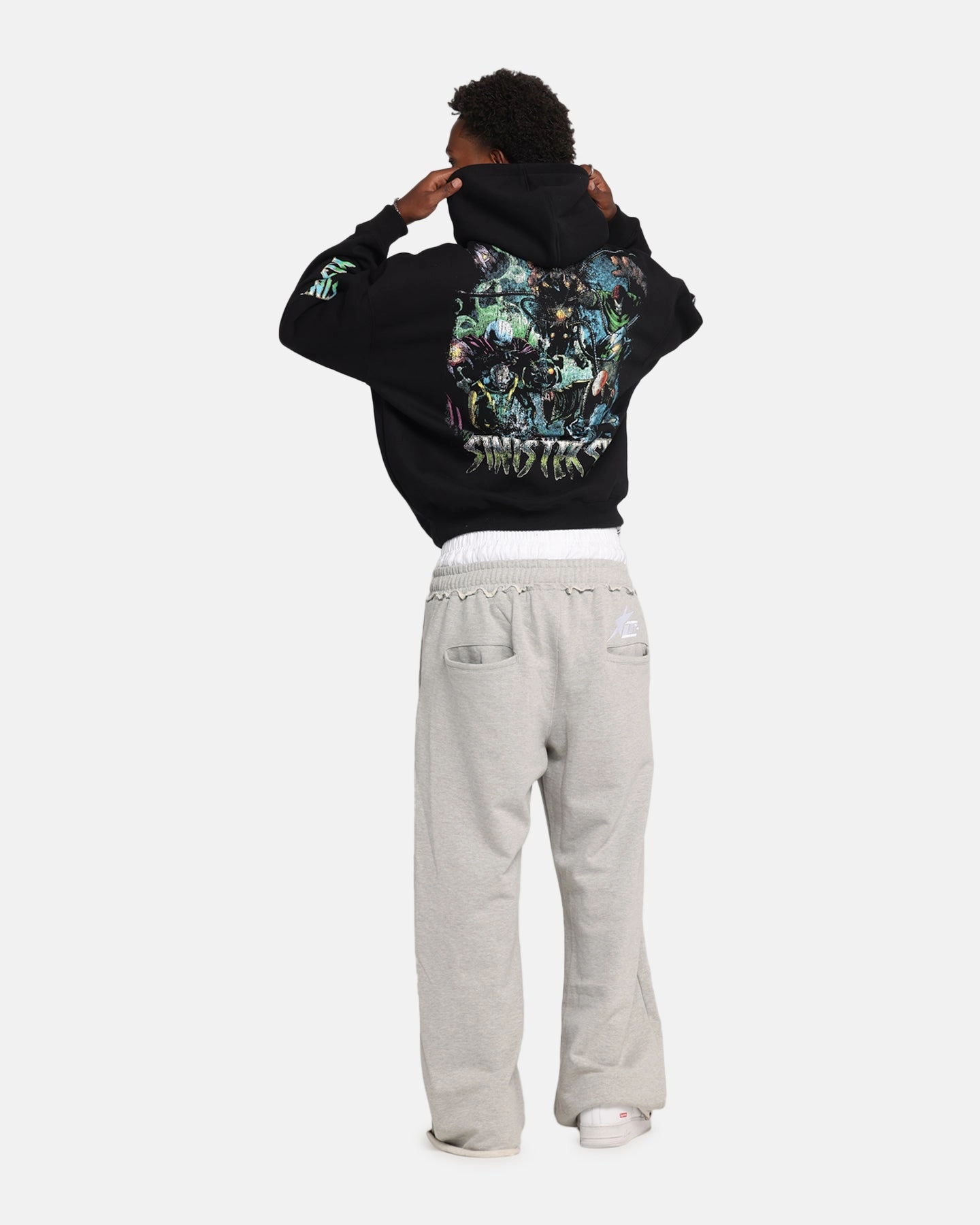 Goat Crew Marvel Sinister Six Premium Hoodie Black surveillance
