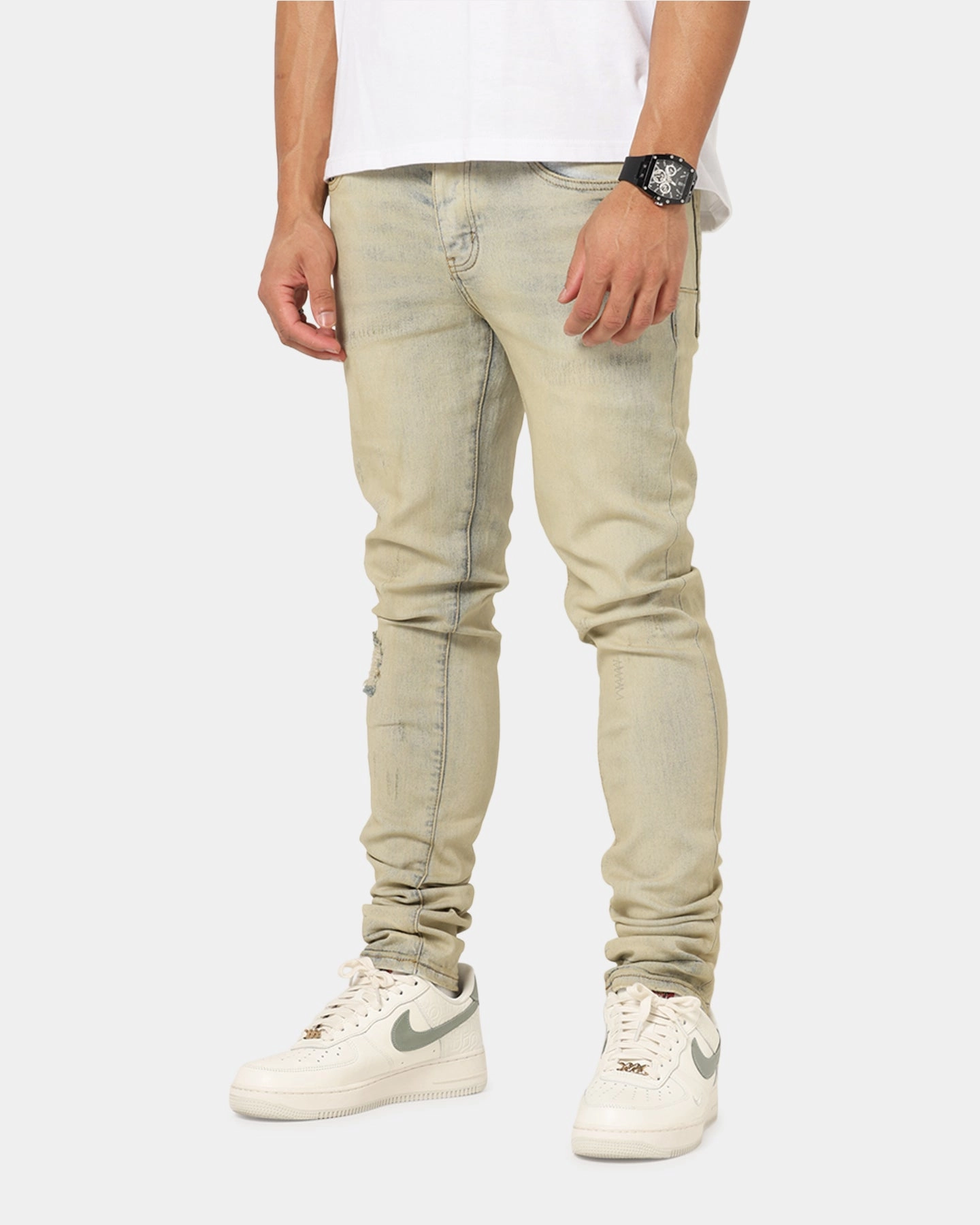 Saint Morta Antique Dynasty Jeans Light Blue UltraSoft Lining Sustainable Manufacturing