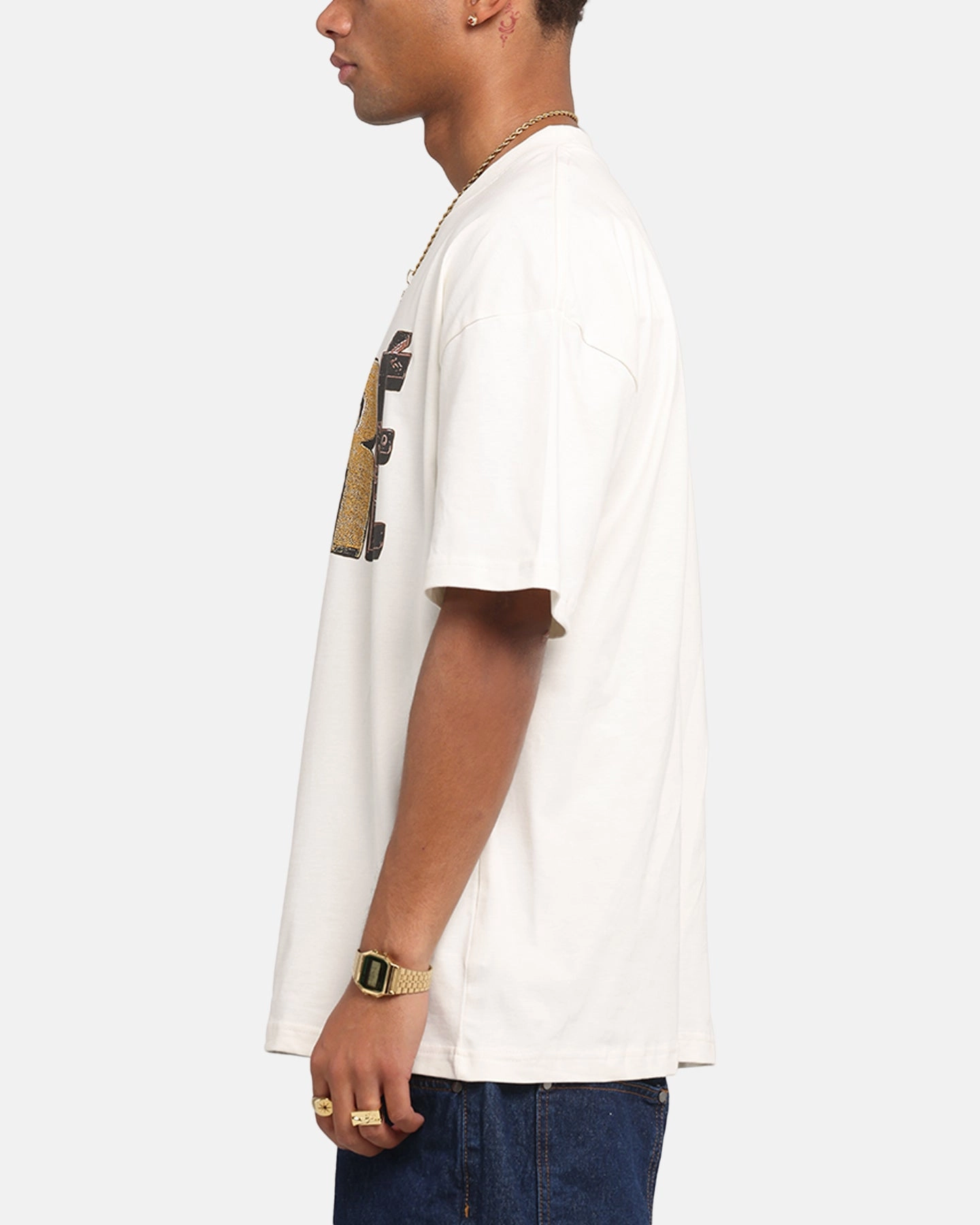 Carre Chocolate T-Shirt Off White Perfect Layer comfortable option
