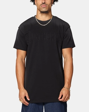 Loose Fit Saint Morta Manticore Lafayette T-Shirt Sunfade Black