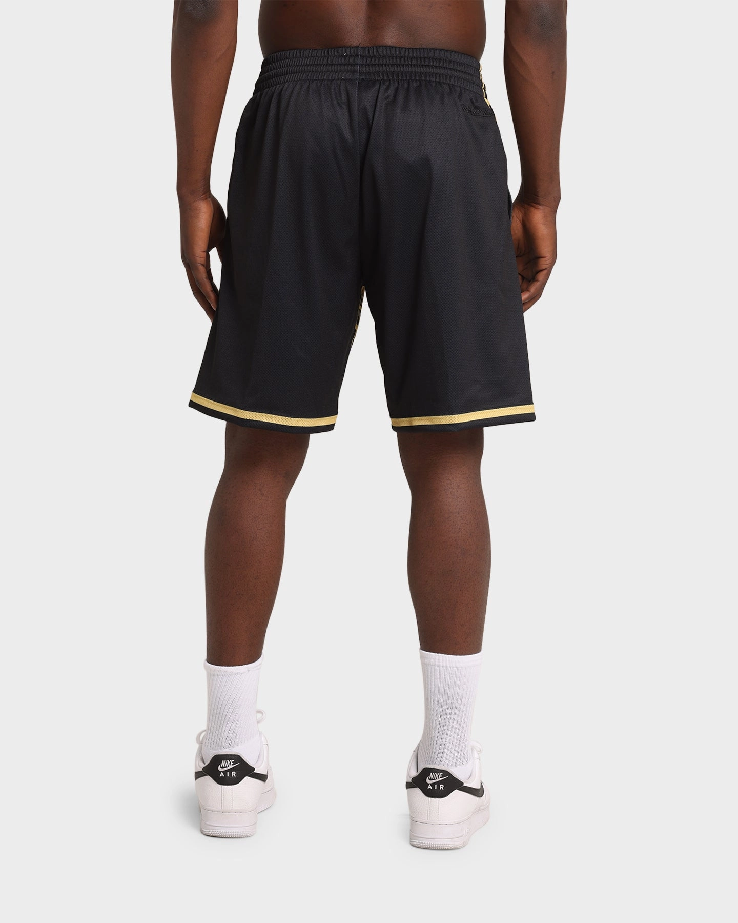 Board shorts Beachwear Mitchell & Ness Chicago Bulls Big Face Black Gold Shorts Black/Gold
