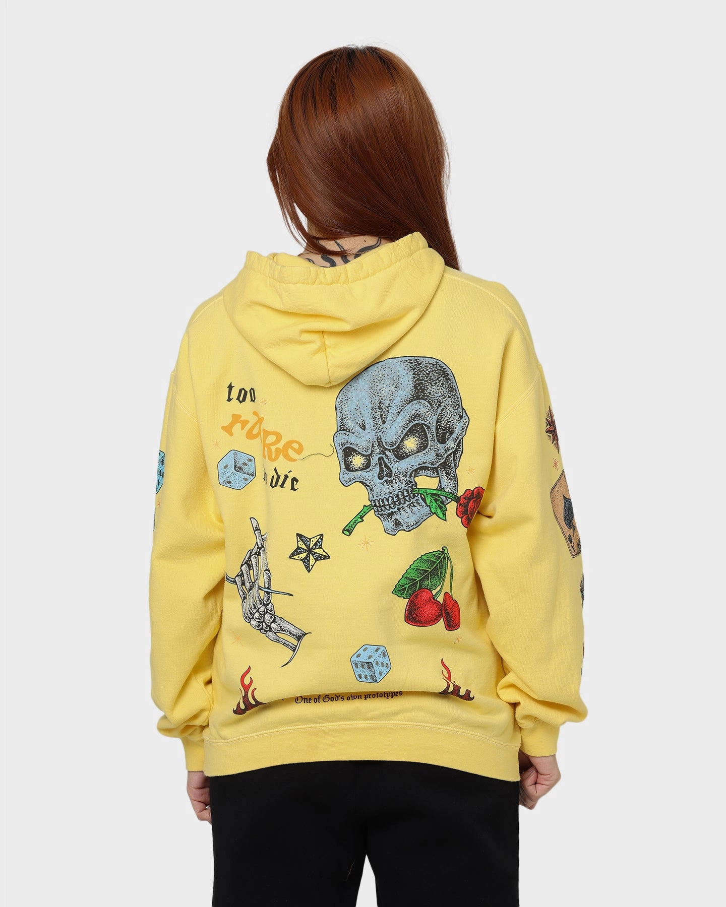 Goat Crew Too Weird To Live Hoodie Butter Respect leggings