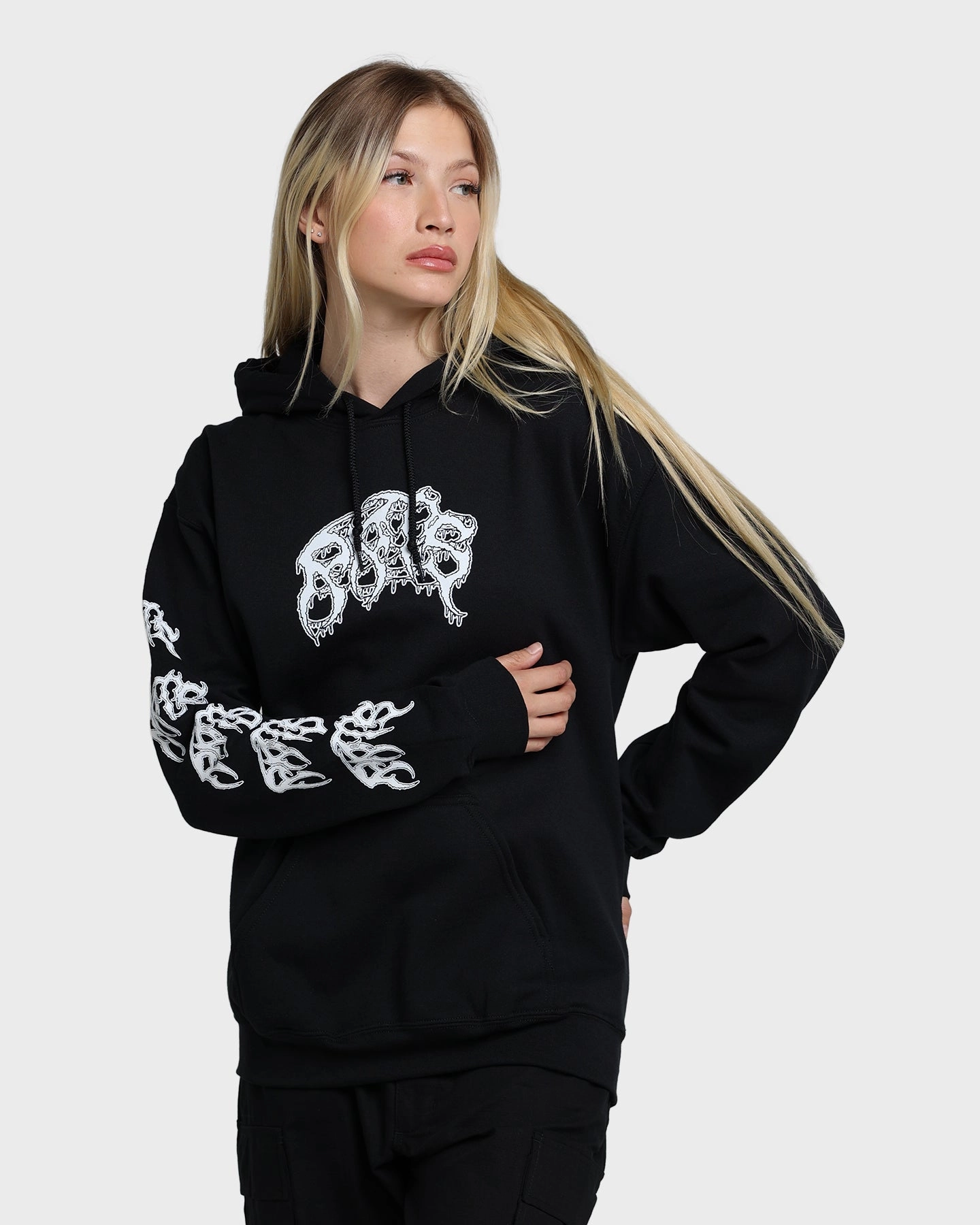 Rats Get Fat Rats Warrior Hoodie Black Score Windproof Outer Layer