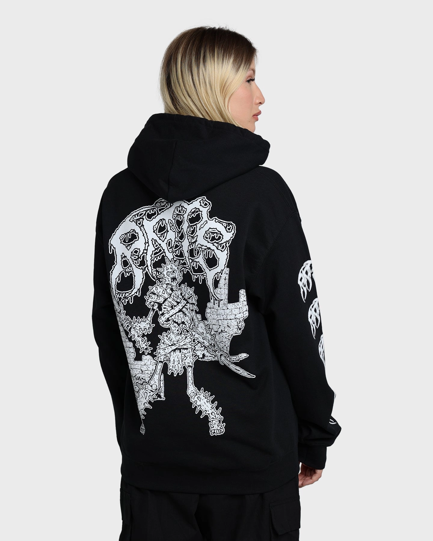 Rats Get Fat Rats Warrior Hoodie Black Attraction