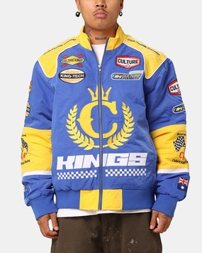 Culture Kings Melbourne Racing Jacket Blue/Yellow Quick Dry Technology Diary