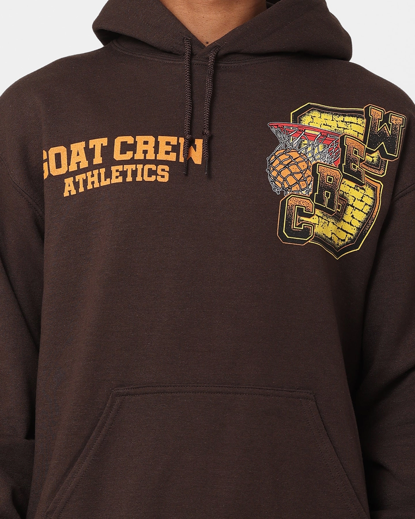 Goat Crew G.Crew Athletics Hoodie Brown Empathy Minimal Utility