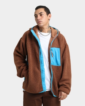 Daily Utility Recognize HUF Fort Point Sherpa Jacket Dust Brown