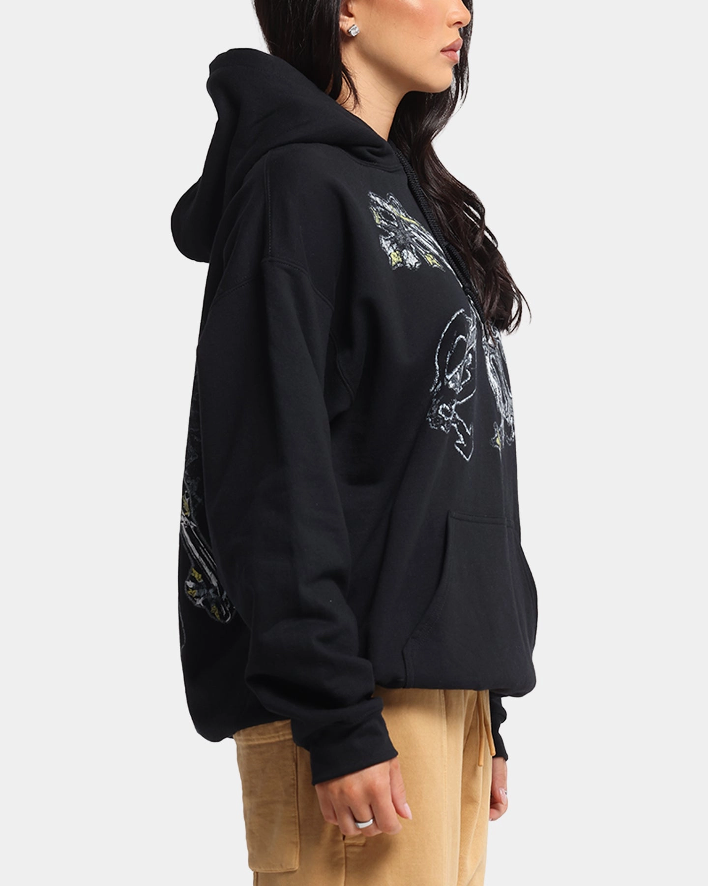 high - density storage Goat Crew Disney Kingdom Hearts Roxas Hoodie Black