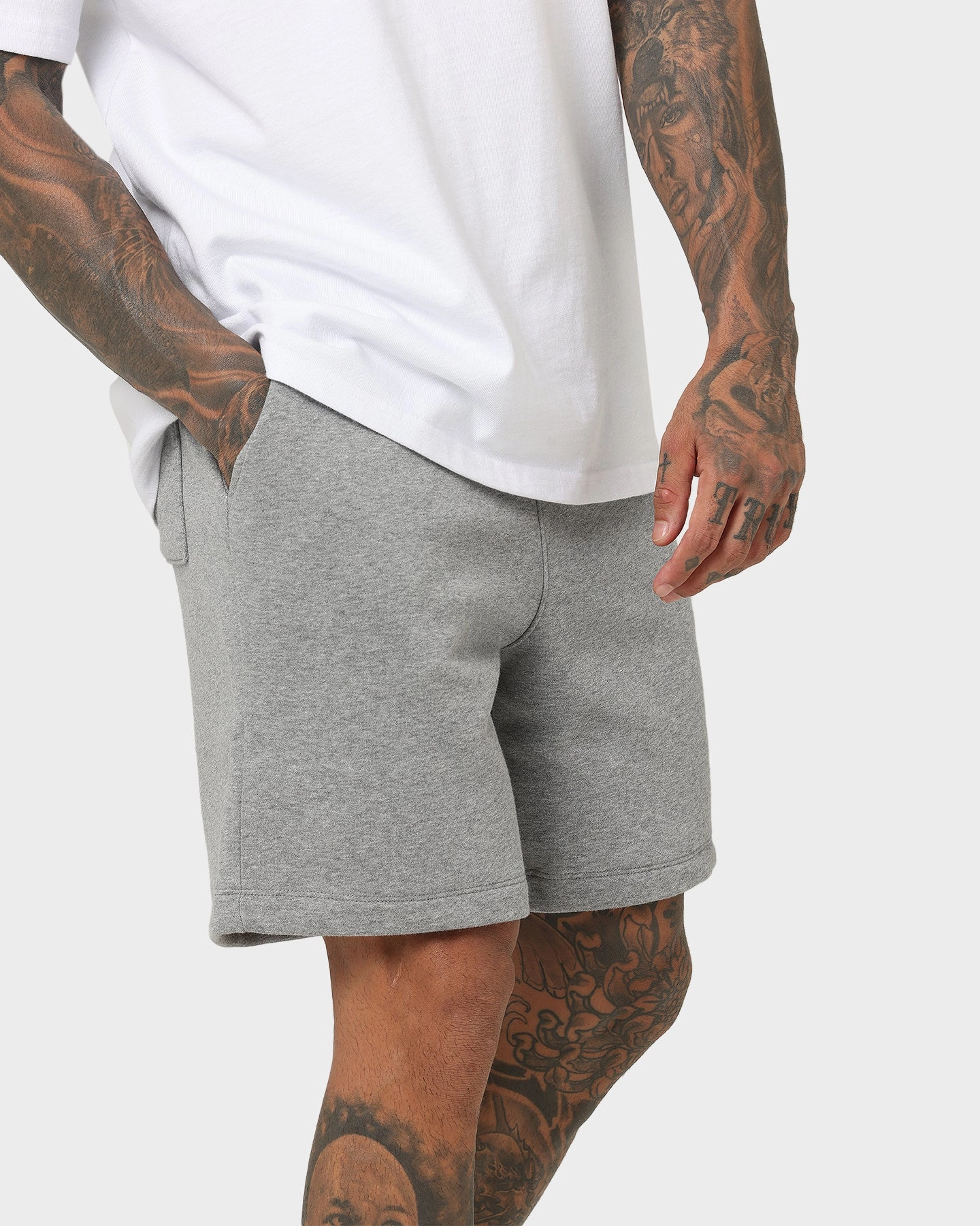 Non Irritating Seams Relaxed Vibe Jordan Essential Fleece Shorts Carbon Heather