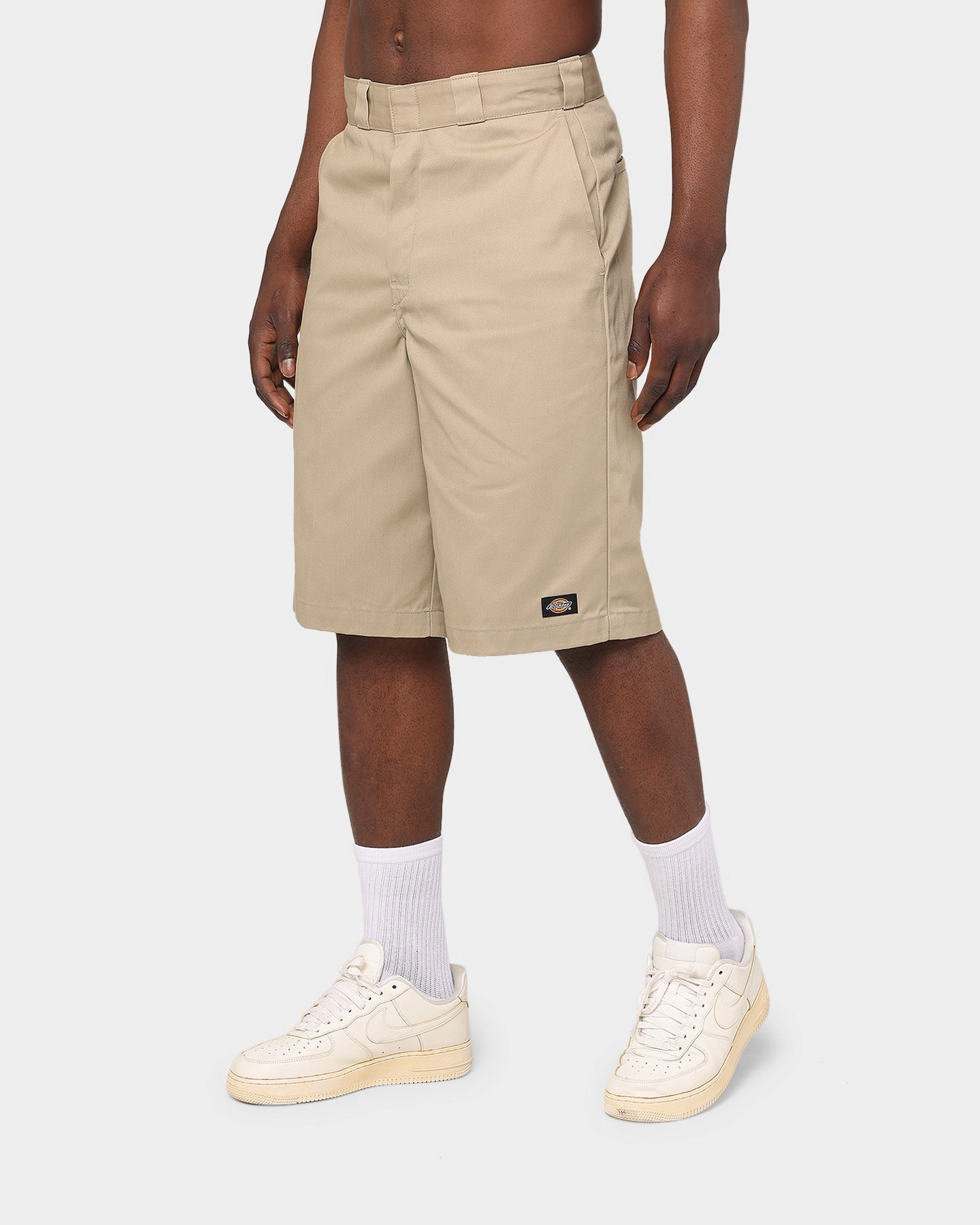 Fashionable Look Fun Design Dickies 13 Inch Loose Fit Work Shorts Khaki