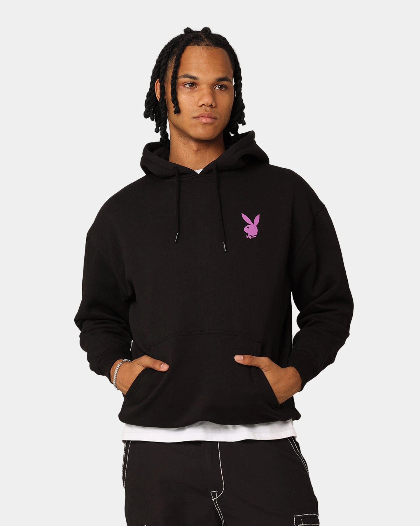 Enjoy Playboy Chrome Hoodie Black