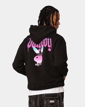 high - street buy UltraThinLayer Playboy Chrome Hoodie Black