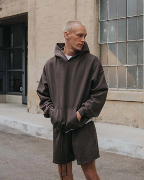 warm material Core Utility MNML Every Day Hoodie Vintage Black