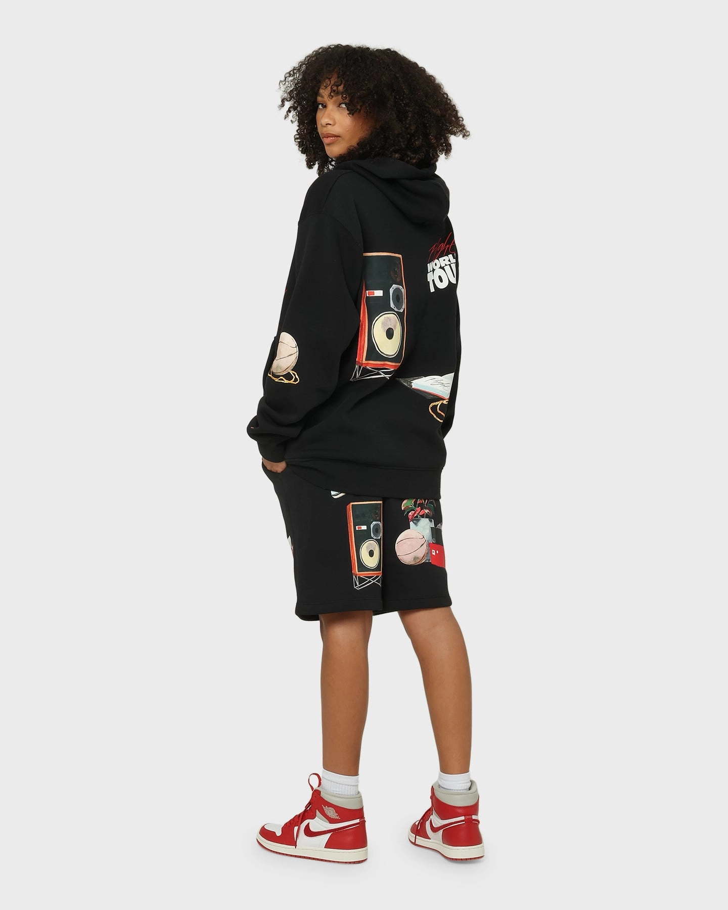 Jordan Flight Artist Series Fleece Pullover Jacket Black/Sail hot - weather option Gel