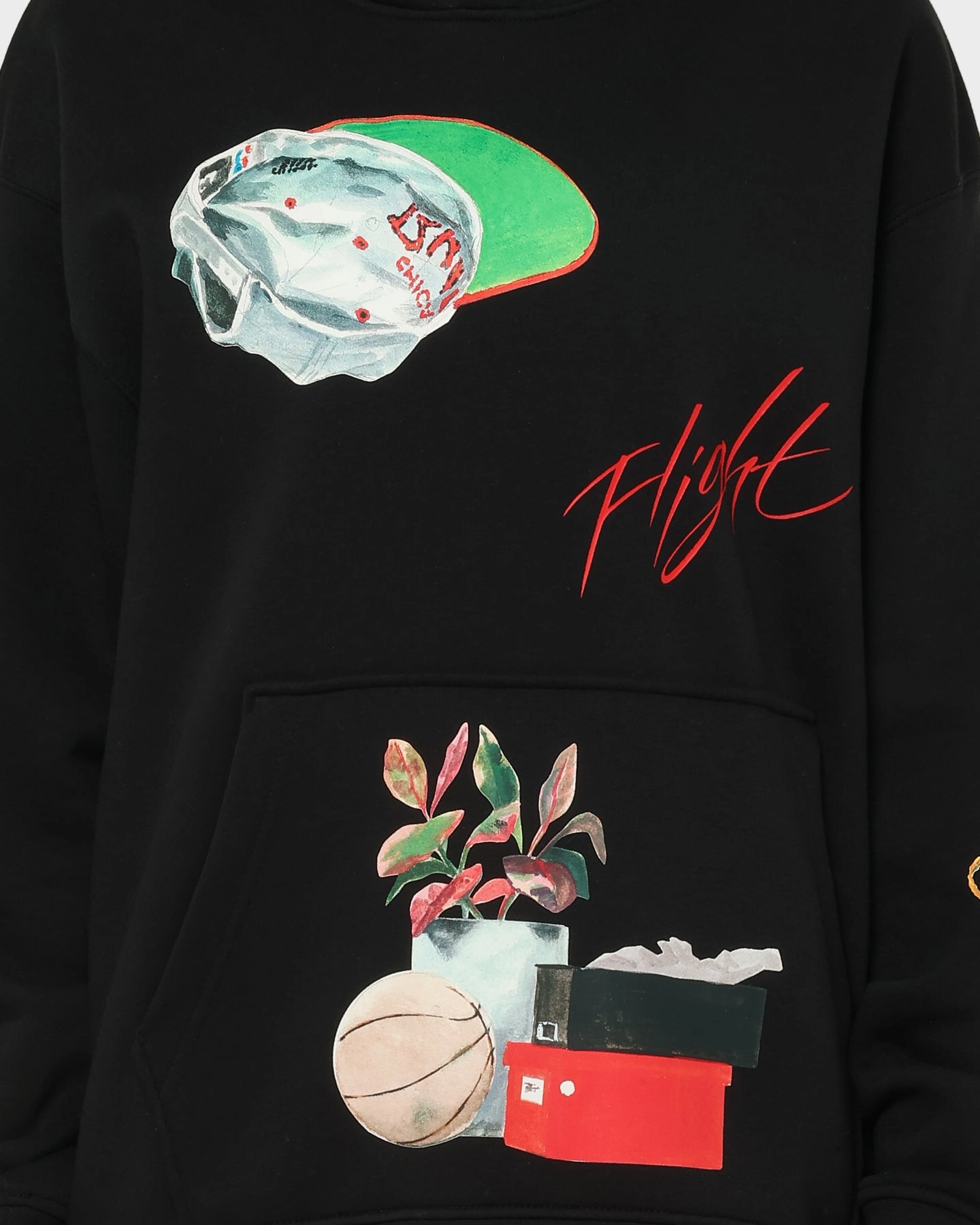 Applaud Weatherproof Shell Jordan Flight Artist Series Fleece Pullover Jacket Black/Sail