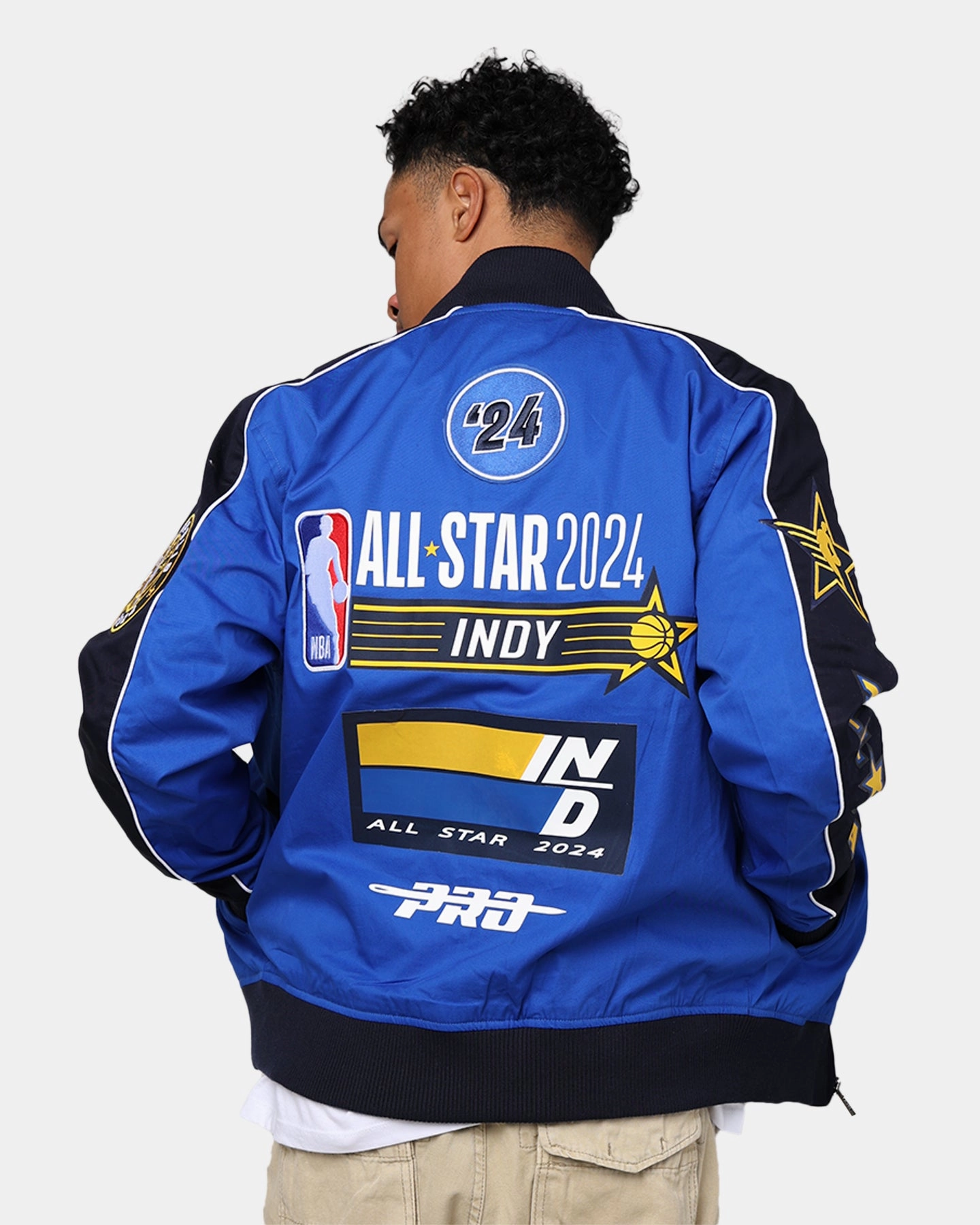 Pro Standard NBA All Star Game 2024 Twill Jacket Midnight Navy Forget