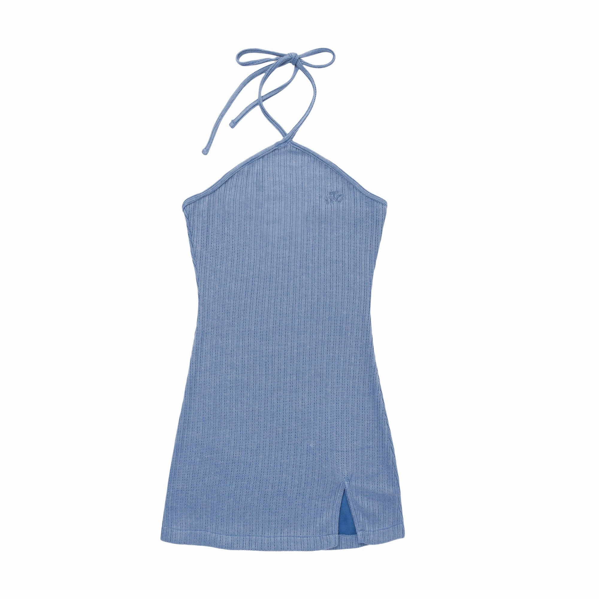 Women's Honor The Gift 70S Halter Dress 'Blue' Soft Texture