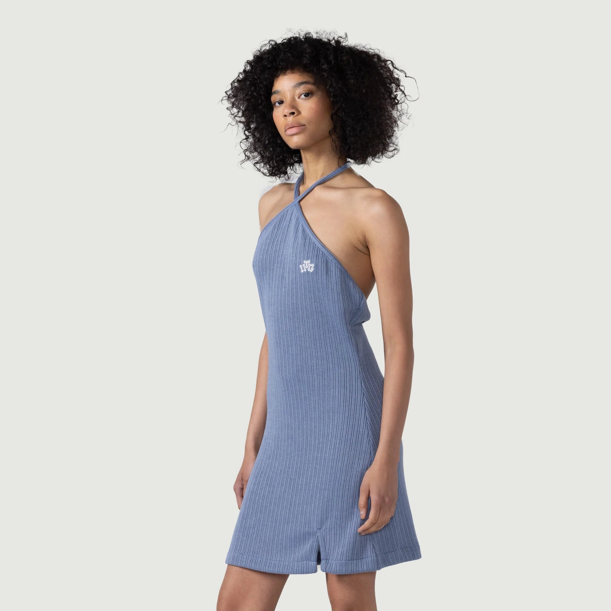 Women's Honor The Gift 70S Halter Dress 'Blue' waterproof stretchy design