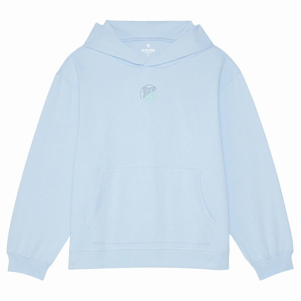Gfore Worldwide Oversized French Terry Golf Jacket Sky - SP23 Women Ultra Light Packable NoiseReduciting Fabric